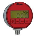 Wika Instrument Global Industrial„¢ 4" Pressure Gauge, 30 INGH VAC, 1/4" NPT LM, Plastic 52925765